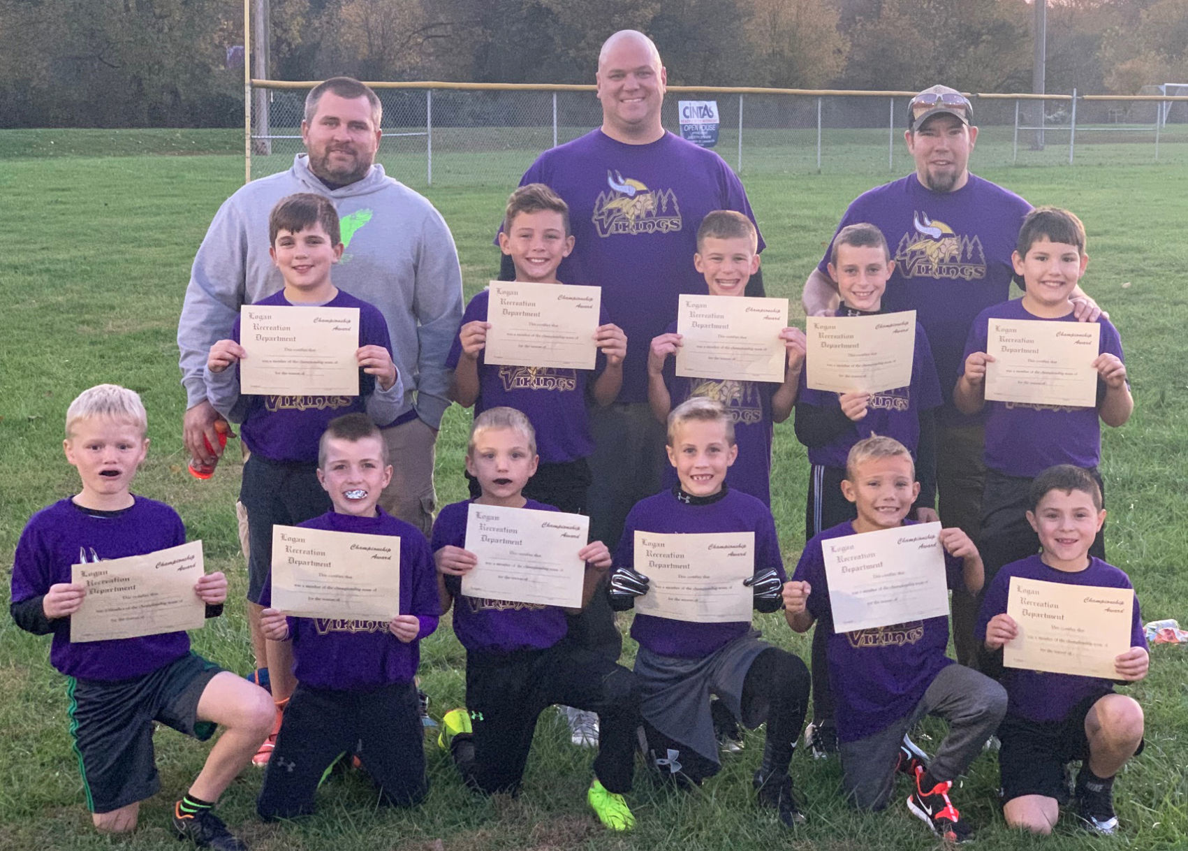 Vikings win Third-Fourth grade flag football title